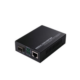 Gigabit Ethernet-Faser-Medien-Konverter, 10/100/1000M SFP Medien-Konverter