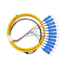 12 Kern-Faser-Optikverbindungskabel-Zopf-Sc-Verbindungsstück für Telekommunikationsgerät