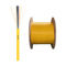 Gelbes straffes abgedämpftes LWL - Kabel, GJFJV-Faser-Ausbruch-Kabel Innen-Inspektion Millimeter 0.9mm
