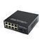 1 Hafen-Faser-Gigabit Ethernet-Medien-Konverter-Hochleistung Fiber+8 Rj45