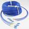 Gepanzertes Faser-Optikflecken-Kabel, Singlemode mehradriges Verbindungskabel Lc Lc im Freien